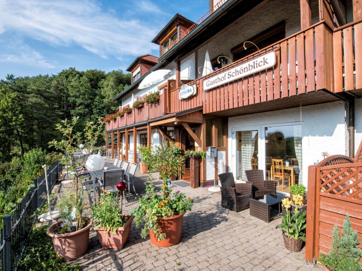 Gasthof Schoenblick Goessweinstein Exteriér fotografie